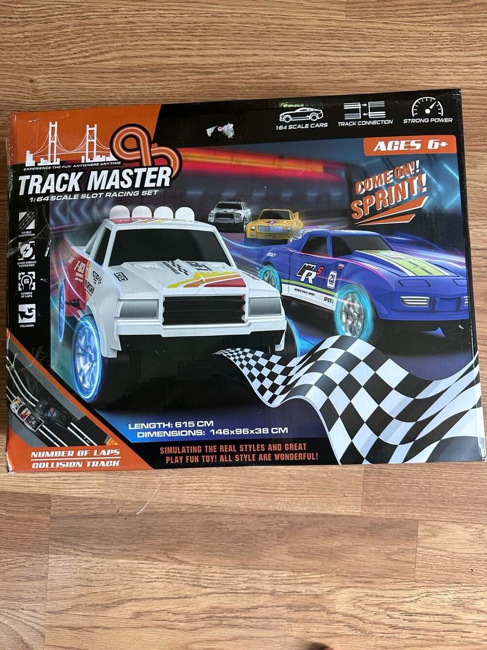 Track Master 1:64 Scale Slot Racing Set